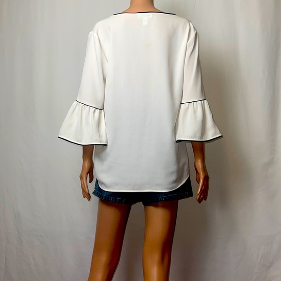 Calvin Klein Tunic Blouse White. Size Medium. - Picture 6 of 10